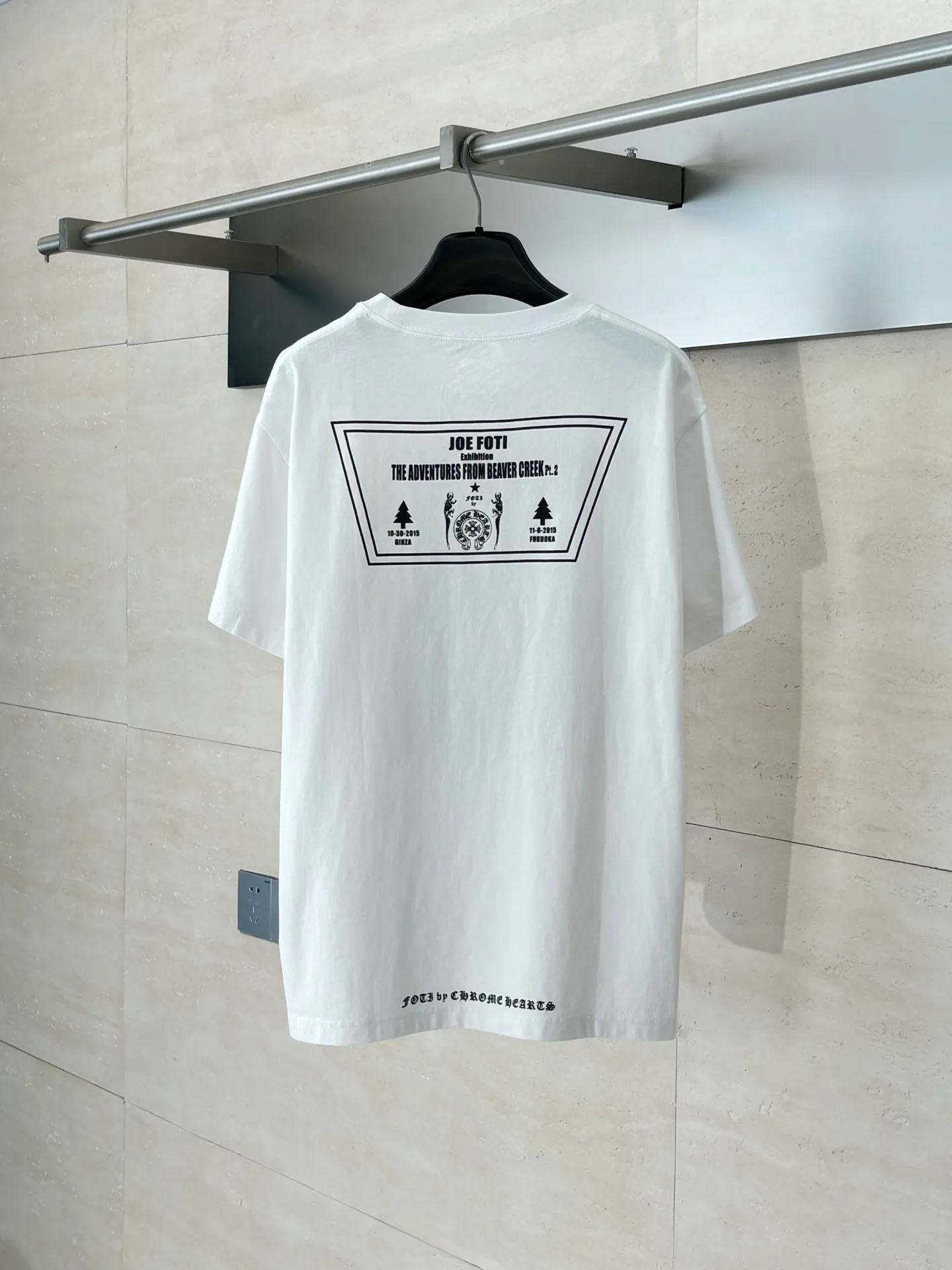 🅿️290 Chrome Heart*/Chrome Heart FOTI oil painting short sleeves Size: S/M/L